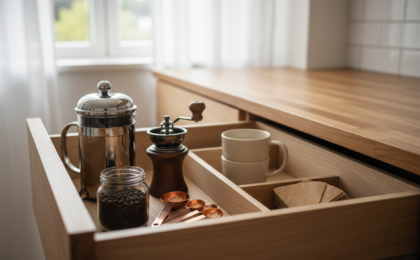 compact coffee brewing kit