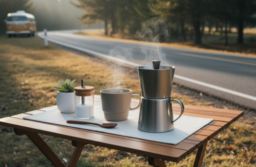 Easy Cleaning Surfaces That Help Keep Coffee Areas Organized on the Road